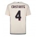 Maillot de foot AS Roma Bryan Cristante #4 Extérieur vêtements 2023-24 Manches Courtes